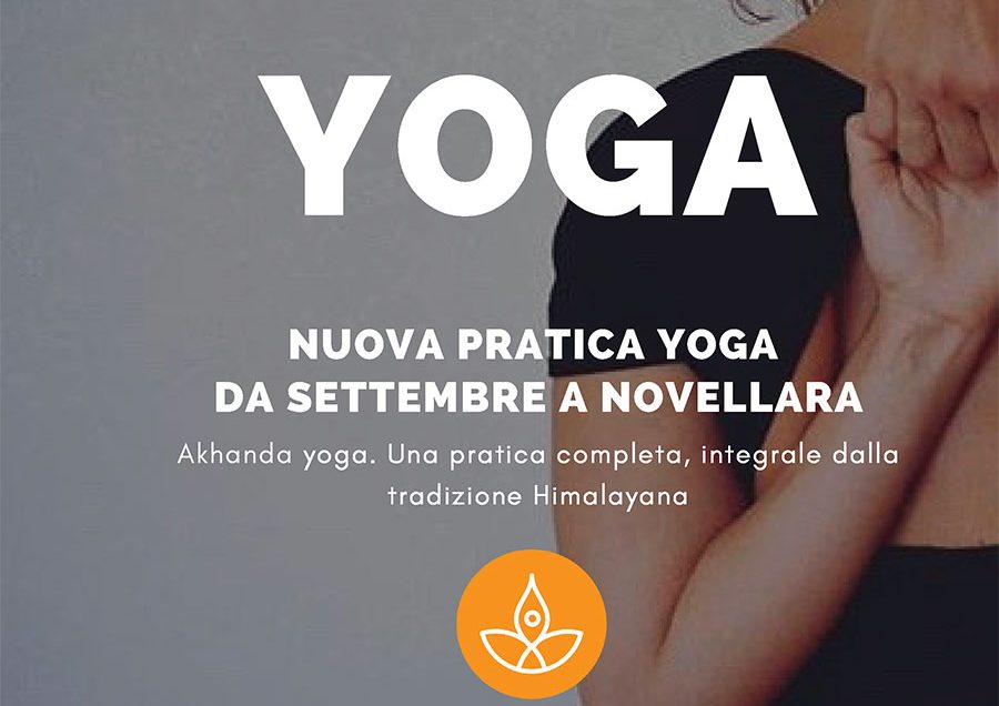 Nuova pratica yoga a Settembre, Novellara