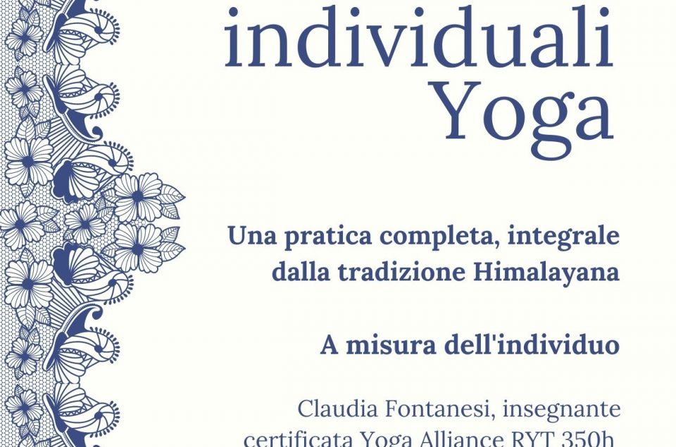 LEZIONI DI YOGA INDIVIDUALI AL DOMICILIO