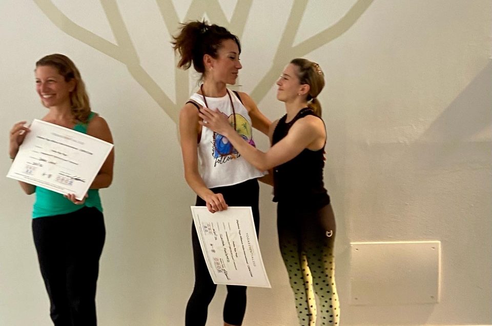 Certificazione Hatha Raja Vinyasa Krama 250 h plus level 1 advanced, Yoga Alliance – AMBRA VALLO, Milano