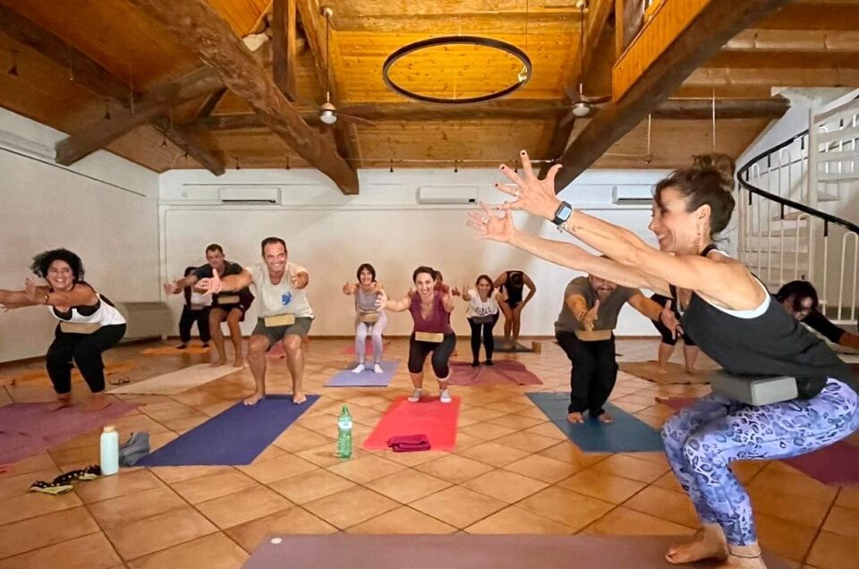 Yoga & team building aziendale, Prismi SpA al Golf Club Santo Stefano